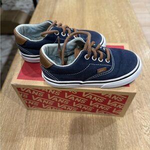 VANS DRESS BLUE TODDLER SHOES